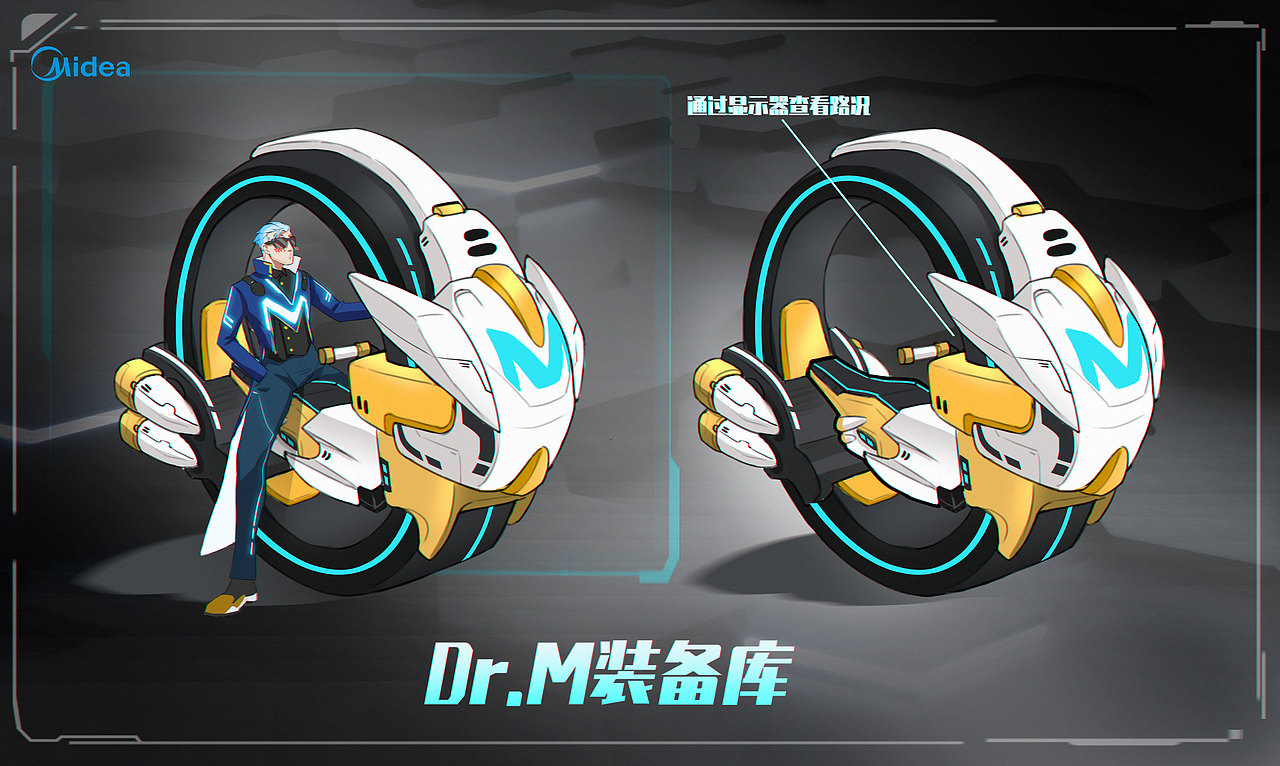 美的M博IP形象——Dr.M(图ZMjM2MzU2Mzk2) - IP形象 - 站酷设计师o瓦斯o原创素材 - 站酷ZCOOL