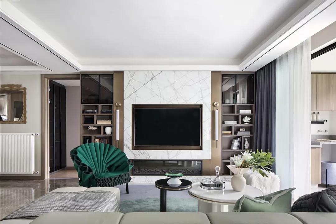 166㎡现代轻奢风,精致简约,演绎时尚都市风!