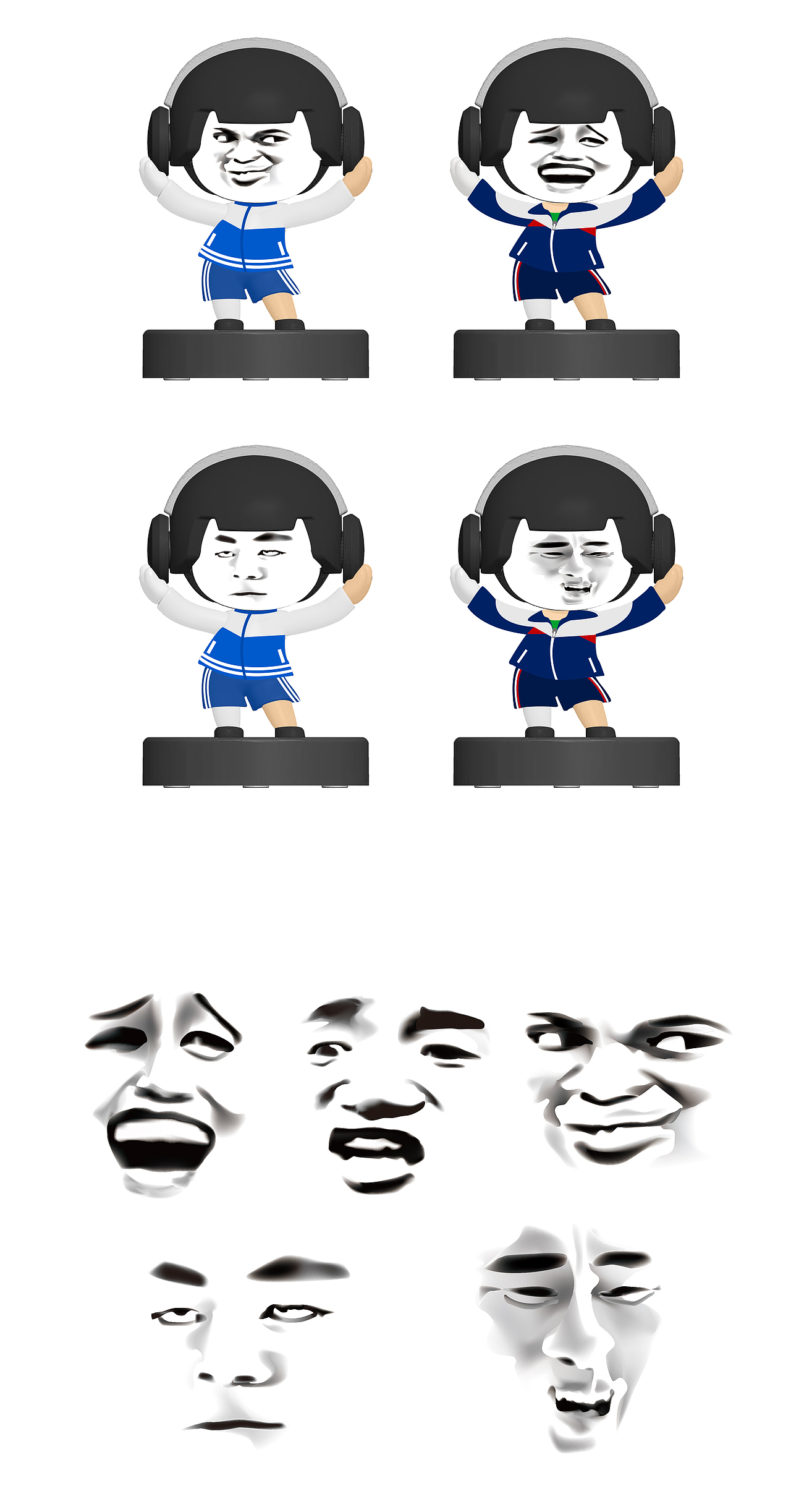 玩具及表情設(shè)計（圖ZMTQ2ODY0NDY4） - 玩具 - 站酷設(shè)計師猛天放原創(chuàng)素材 - 站酷ZCOOL