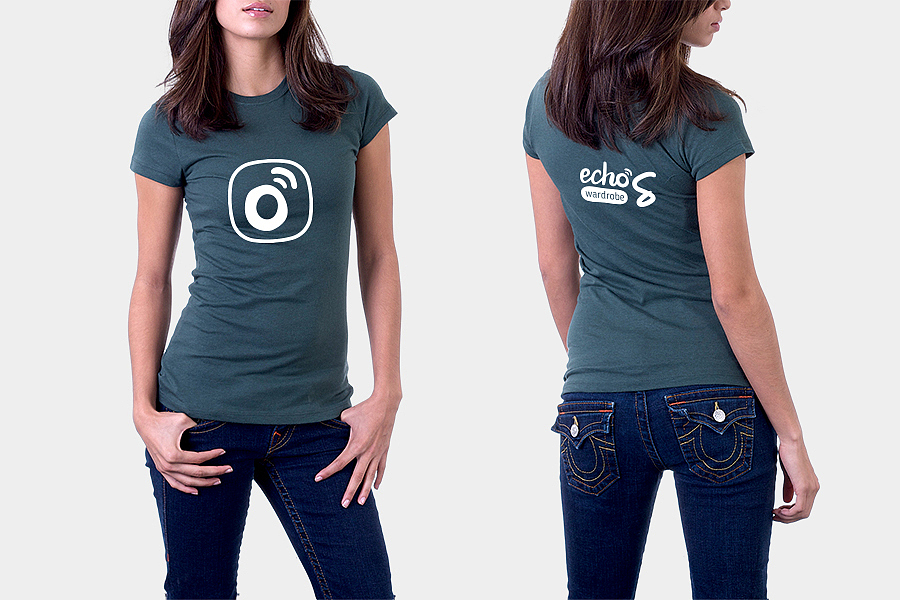 <hello logo>echo's wardrobe 标志设计