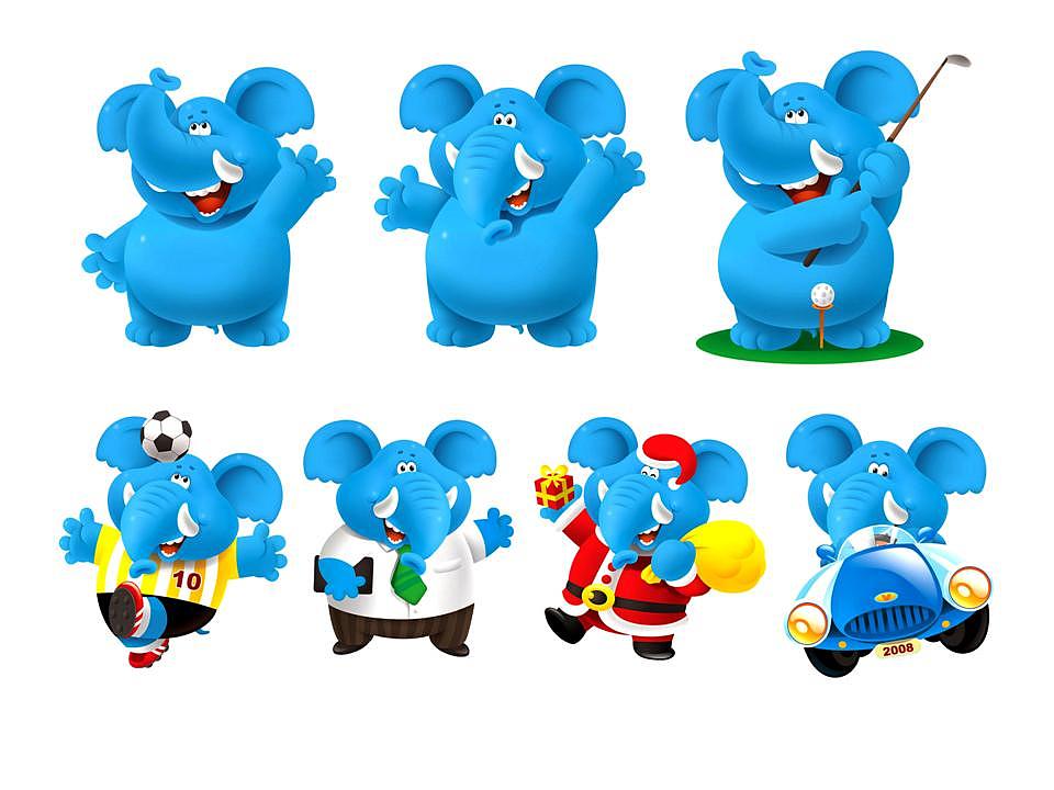 3D大象（图ZNDMzMg==） - 人物/生物 - 站酷设计师kelvin原创素材 - 站酷ZCOOL