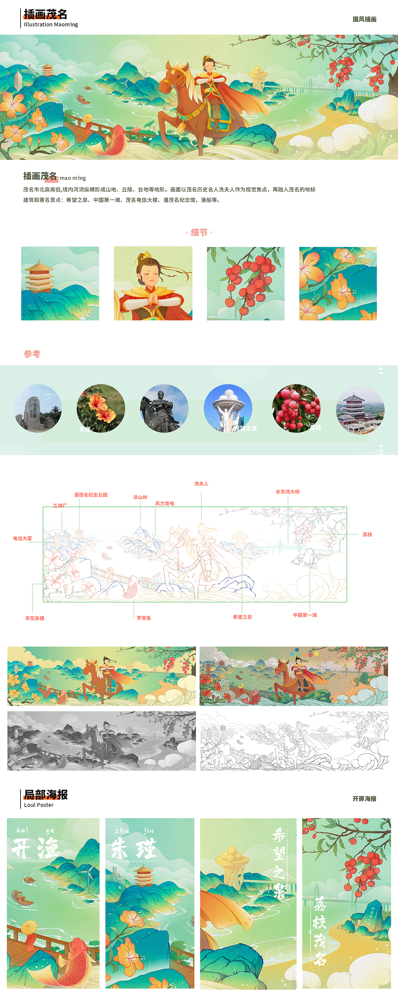 茂名（图ZMjYwNzYwMTIw） - 商业插画 - 站酷设计师小智同学_原创素材 - 站酷ZCOOL