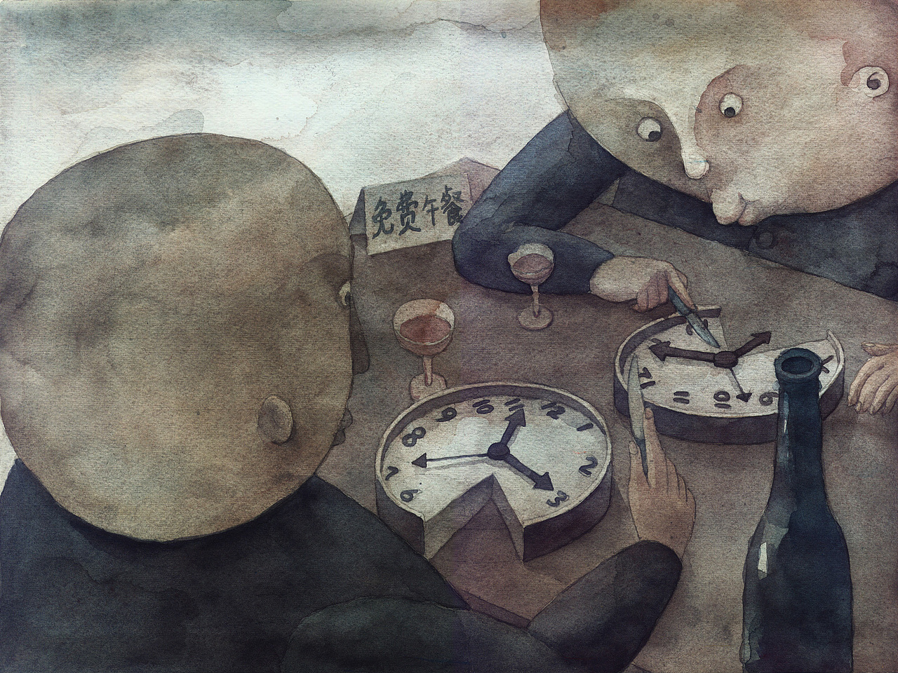 画里有话（二）（图ZMTMwNjMyNjYw） - 绘本 - 站酷设计师尹成伟的艺术故事原创素材 - 站酷ZCOOL