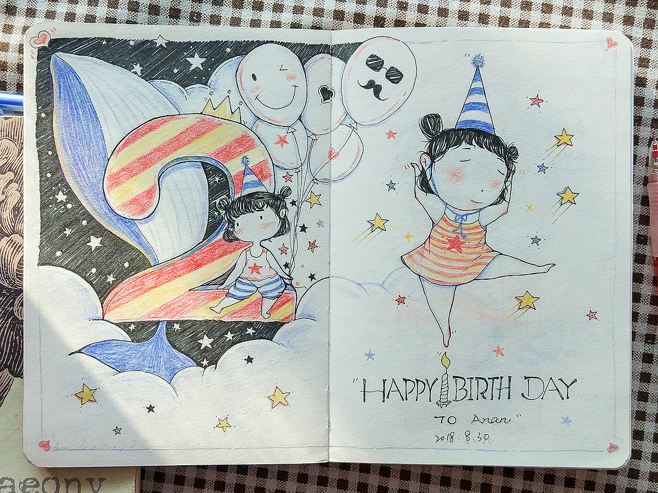 涂鸦小绘本——带娃日志