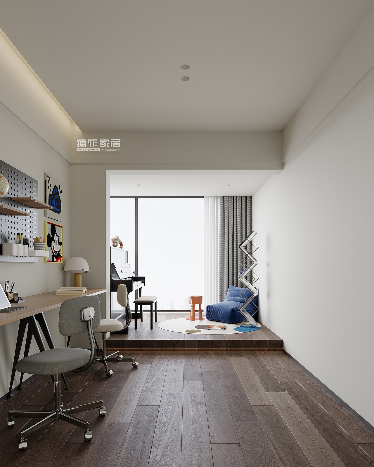 猿厂焕装 | 珠江 颐德公馆（图ZMzUxMDEyMzE2） - 家装设计 - 站酷设计师屿合传世空间设计原创素材 - 站酷ZCOOL