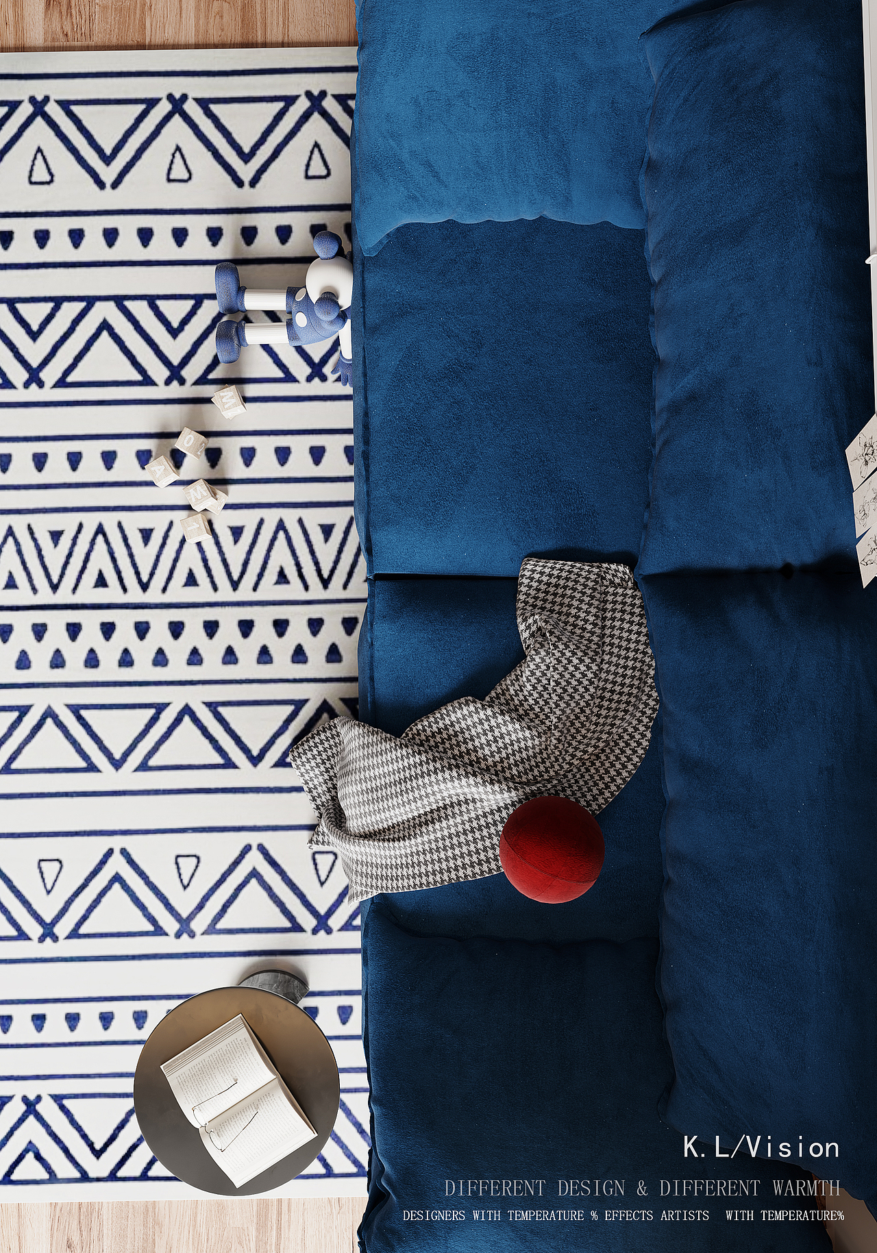 《后现代》---红蓝（图ZMzIwNzk1MjIw） - 家装设计 - 站酷设计师KaeLinVision原创素材 - 站酷ZCOOL