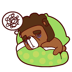 疲倦熊——翔通动漫原创表情