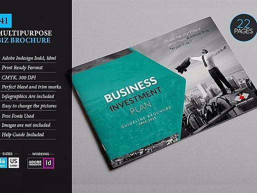 22页绿色高端大气企业宣传画册模板