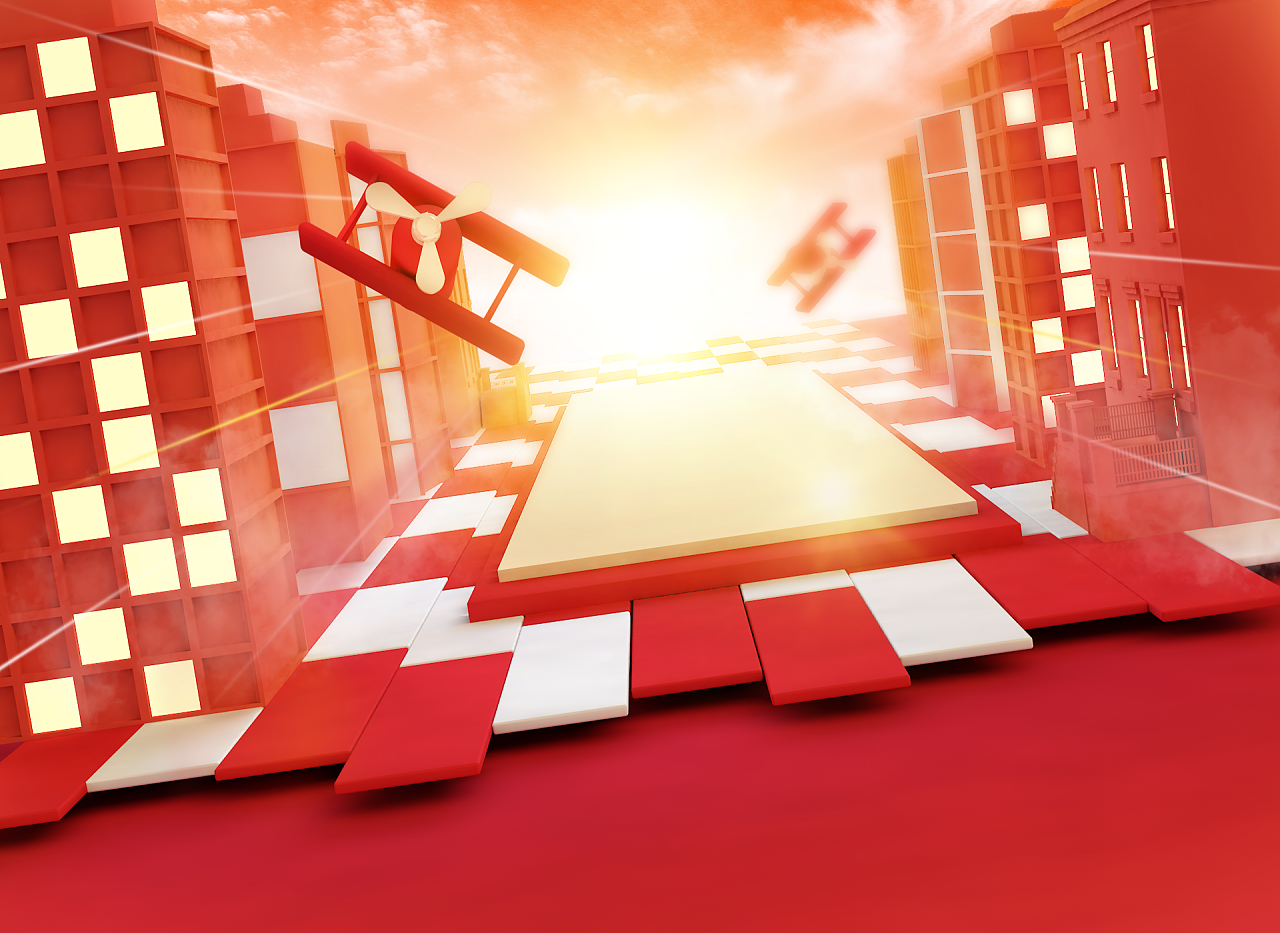 c4d立体电商场景三维设计作品