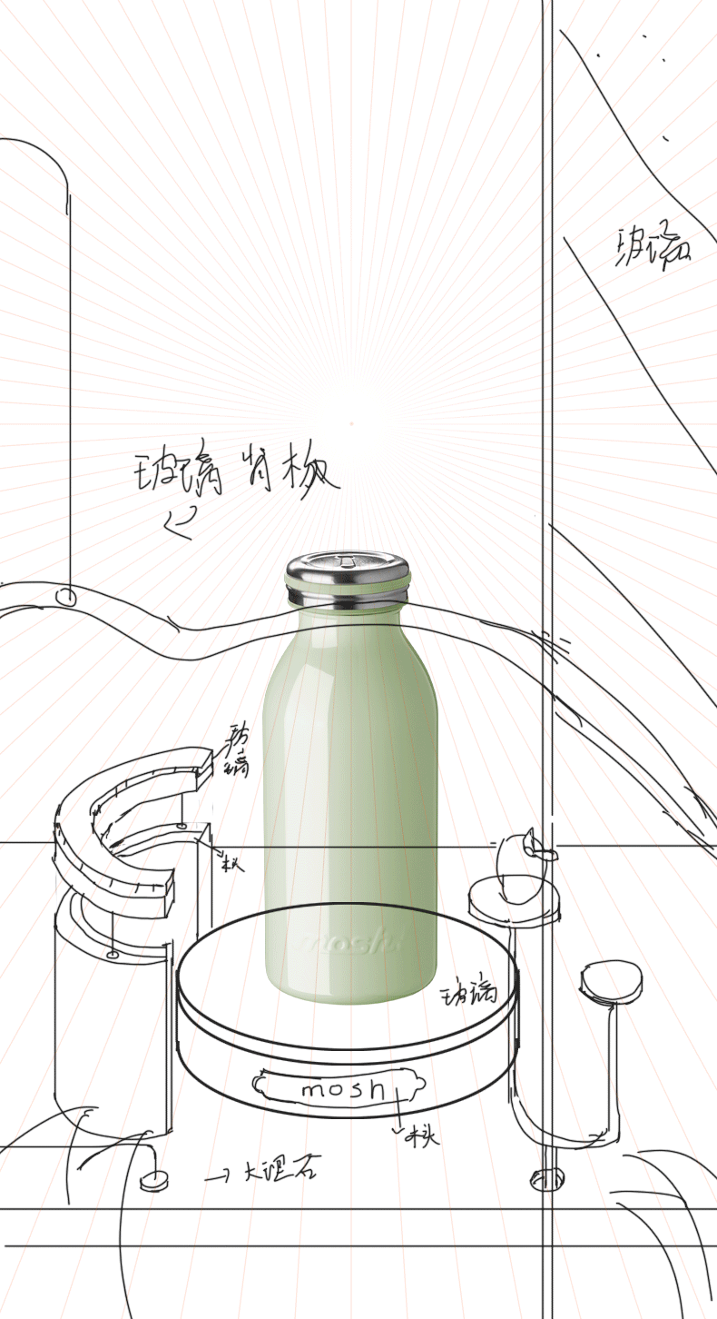 mosh保温杯详情页