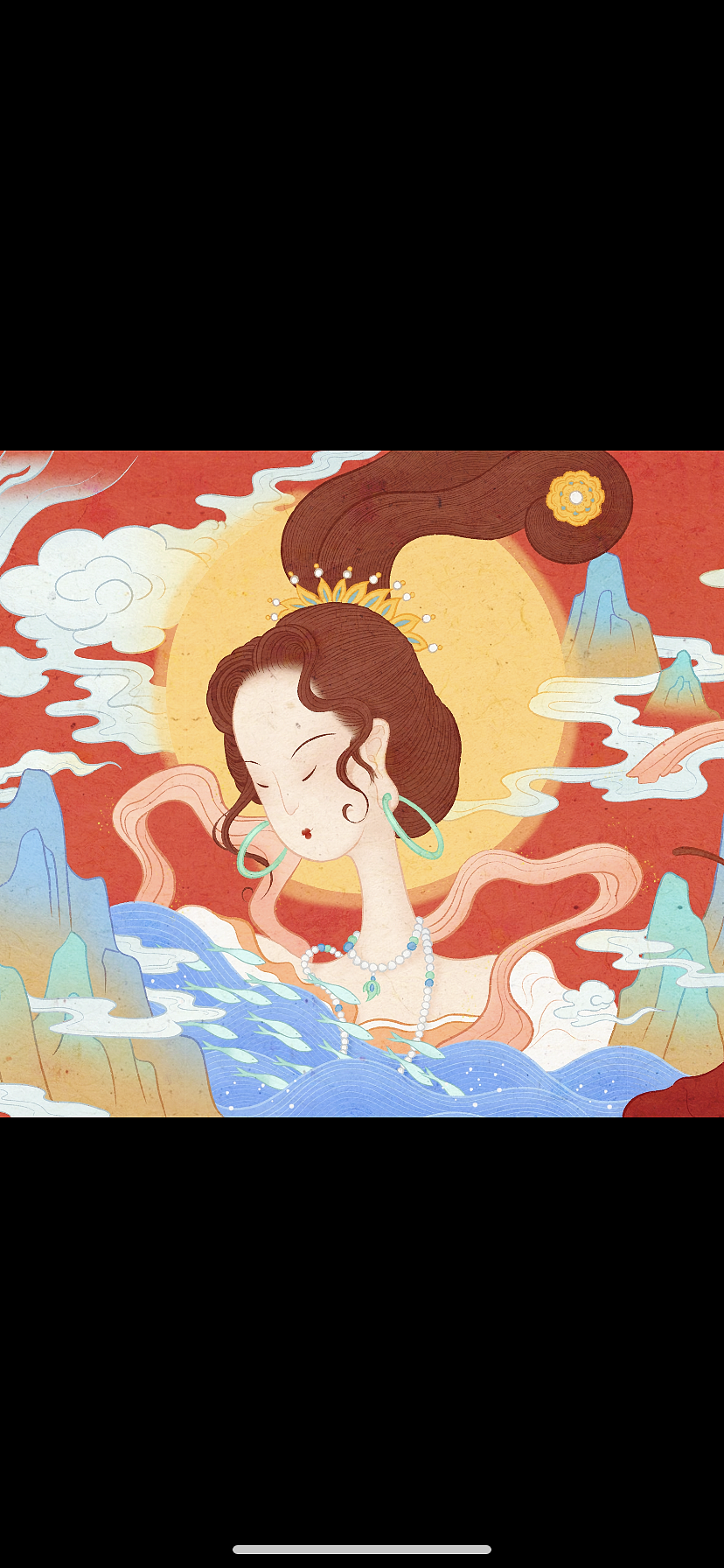 《洛神赋》|插画|创作习作|睦邻吧啦_原创作品-站酷zcool