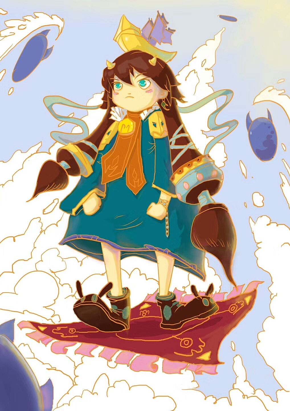 小小姑娘（图ZODk4NDE2MjA=） - 游戏原画 - 站酷设计师MonicaChan07原创素材 - 站酷ZCOOL