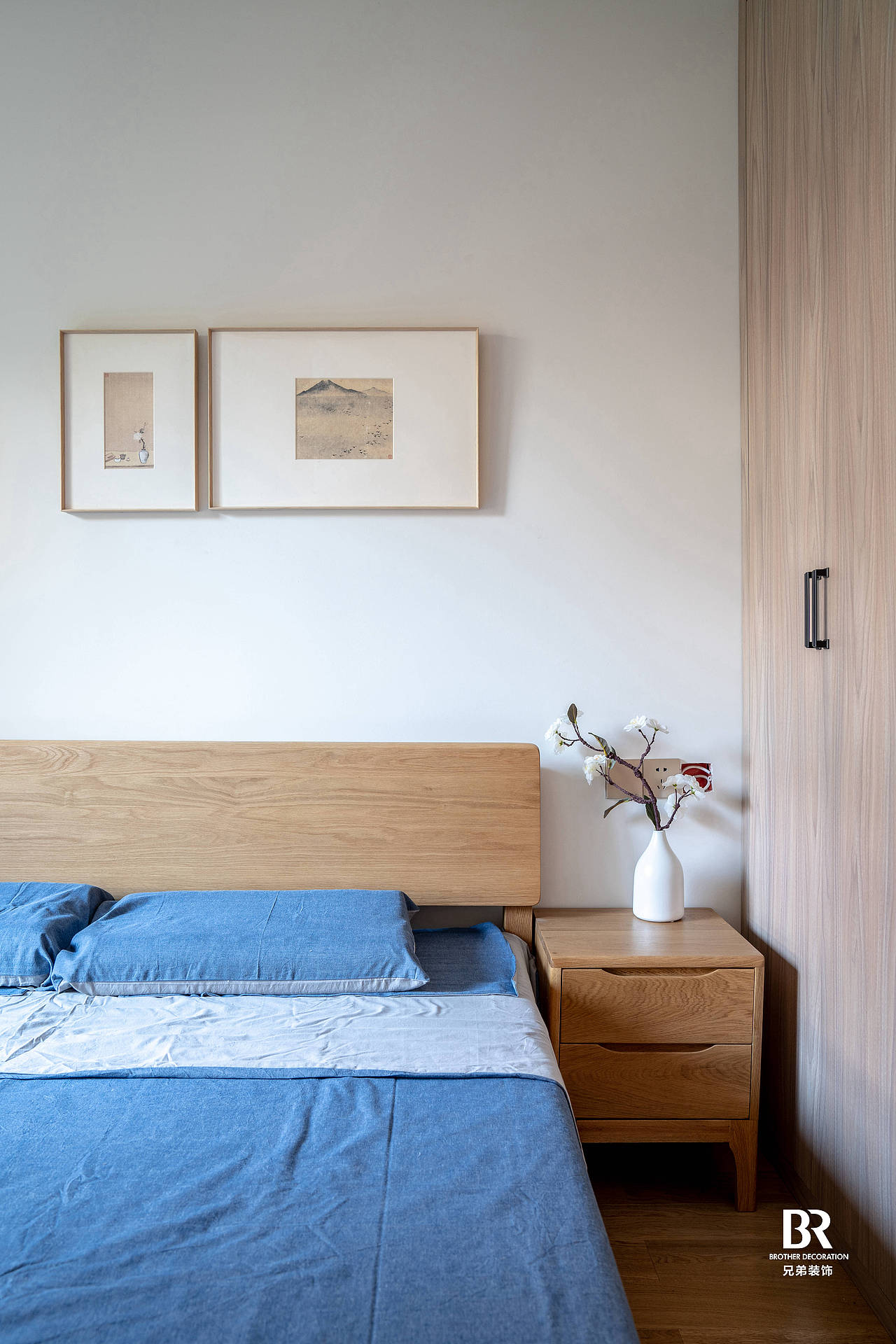 日式装修设计效果图,二手房翻新装修,兄弟装饰全案