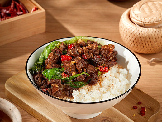食品造型|盖码饭，杀猪粉|