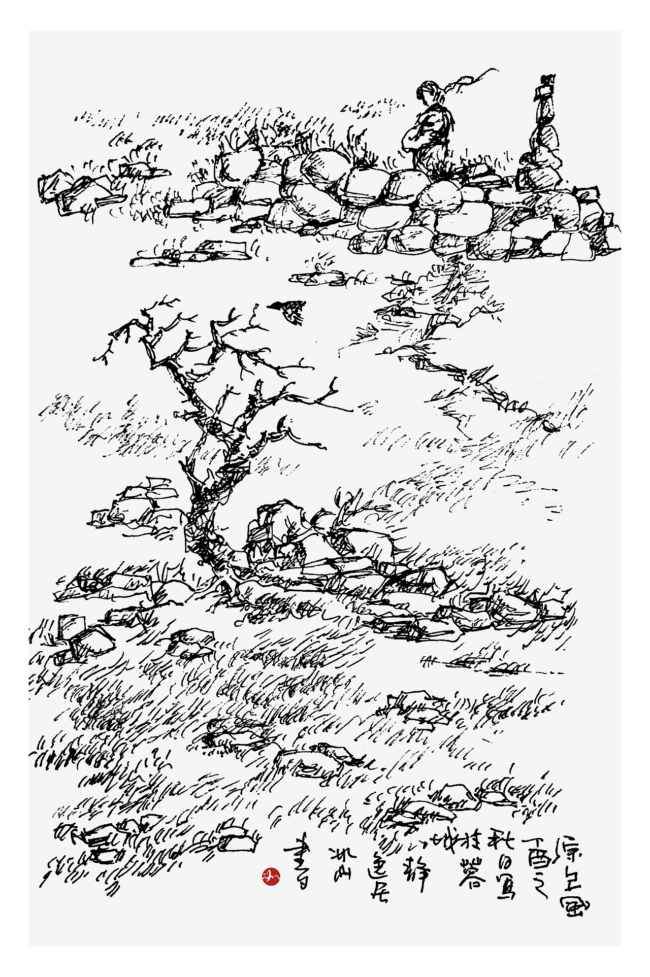 线相系列—钢笔画·创作