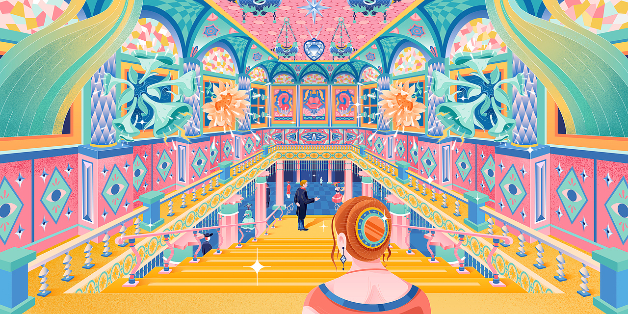 文艺新复兴（图ZMjEyMTQxNDE2） - 商业插画 - 站酷设计师麦扬原创素材 - 站酷ZCOOL