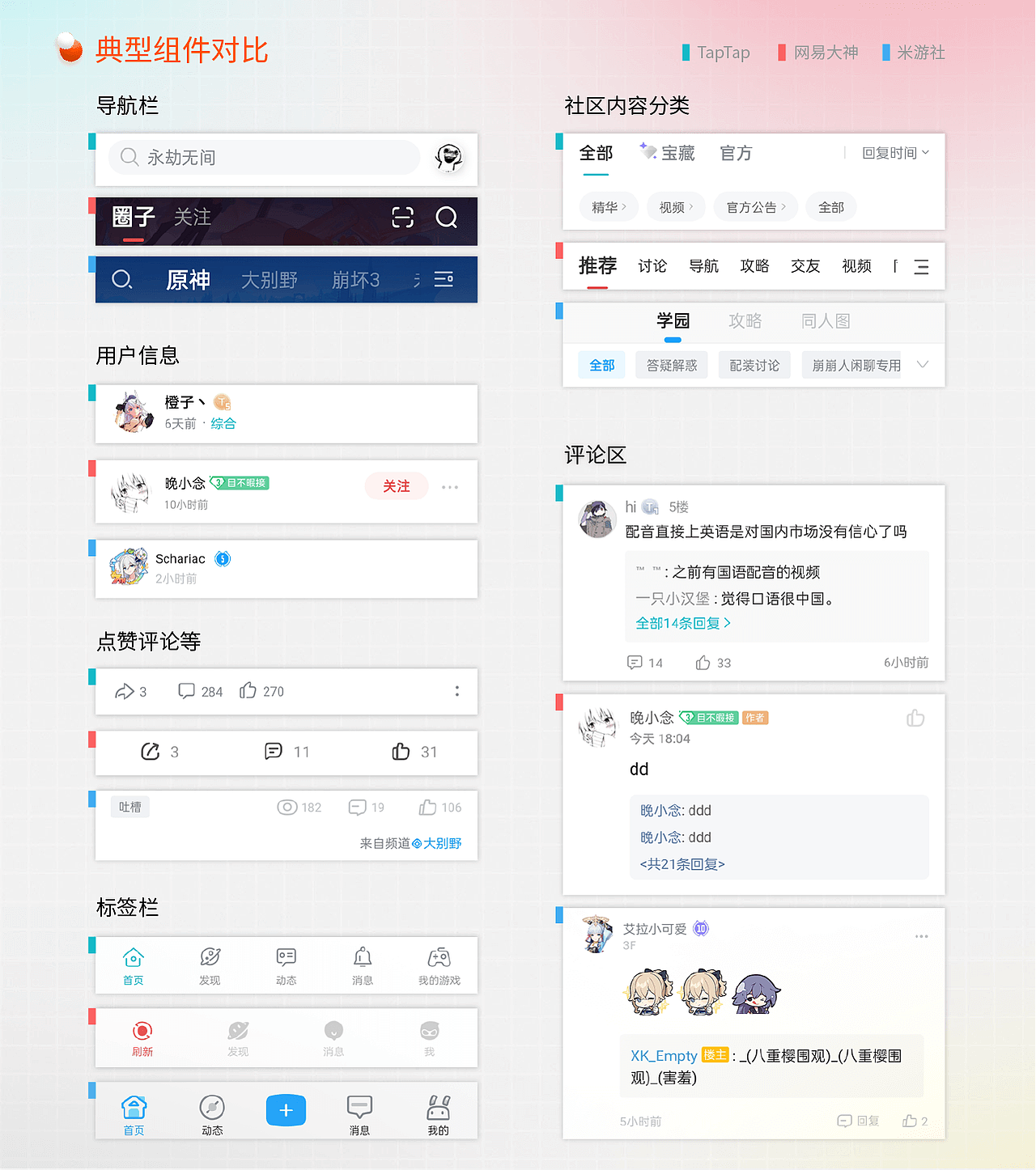 2021作品集01-游戏社区app设计