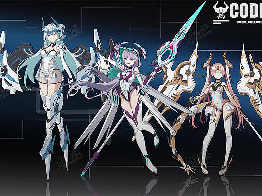 名动漫实体角色原画班作品