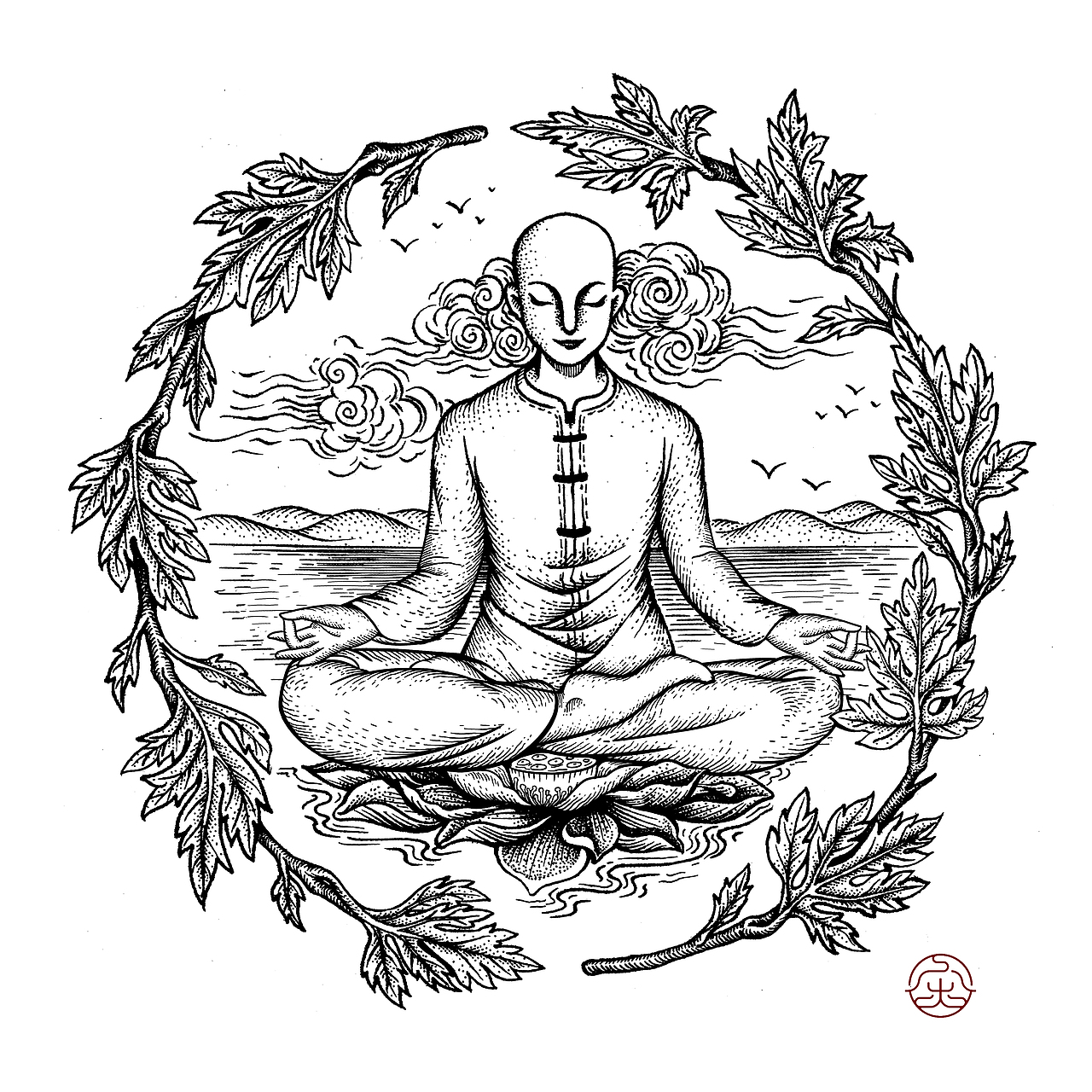 银灸堂插画设计（图ZMjUzMjAxMjYw） - 商业插画 - 站酷设计师张贇ILLUSTRATION原创素材 - 站酷ZCOOL
