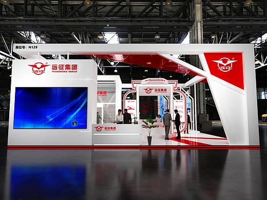 12×12m 4开口 展台设计