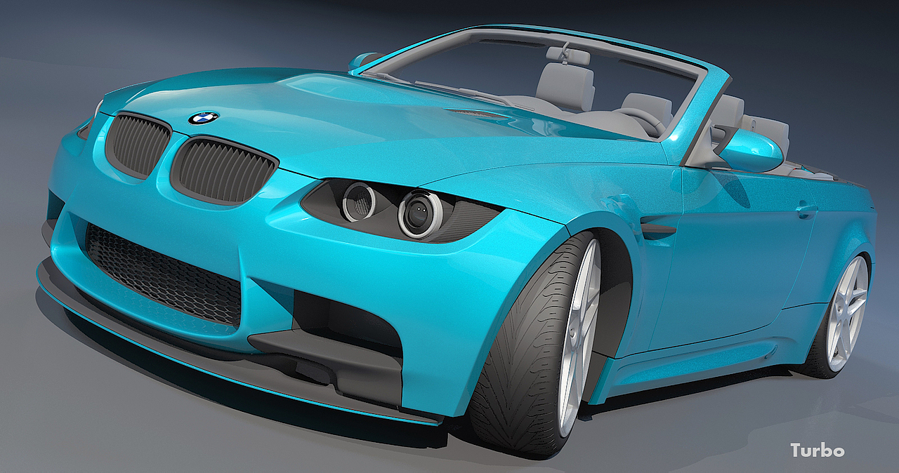 BMW M3-convertible E93 建模练习