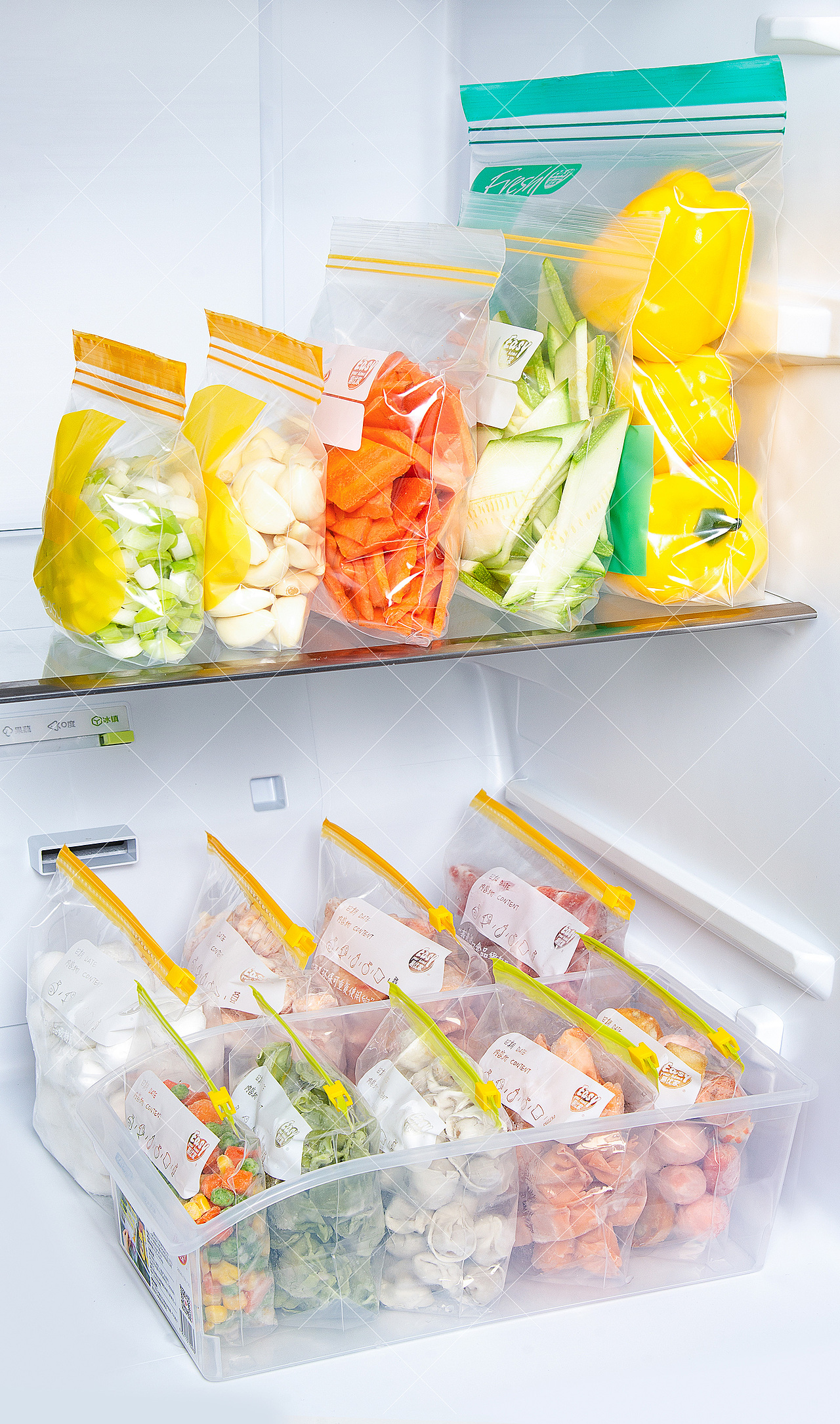 冰箱密实袋收纳-拍摄