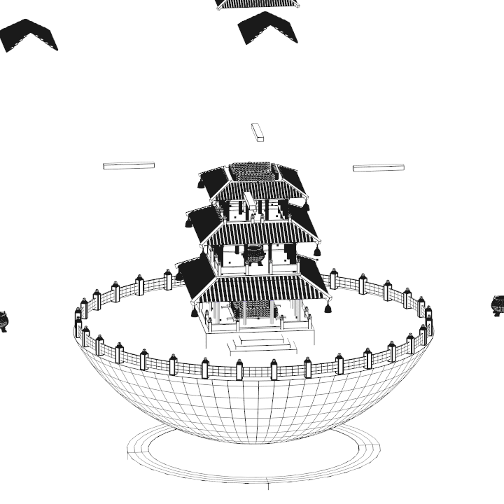 #C4D#中国古代建筑+3D视频H5交互制作(图ZMTI3MzYzMTEy) - 建筑/空间 - 站酷设计师跳跳糖创意原创素材 - 站酷ZCOOL
