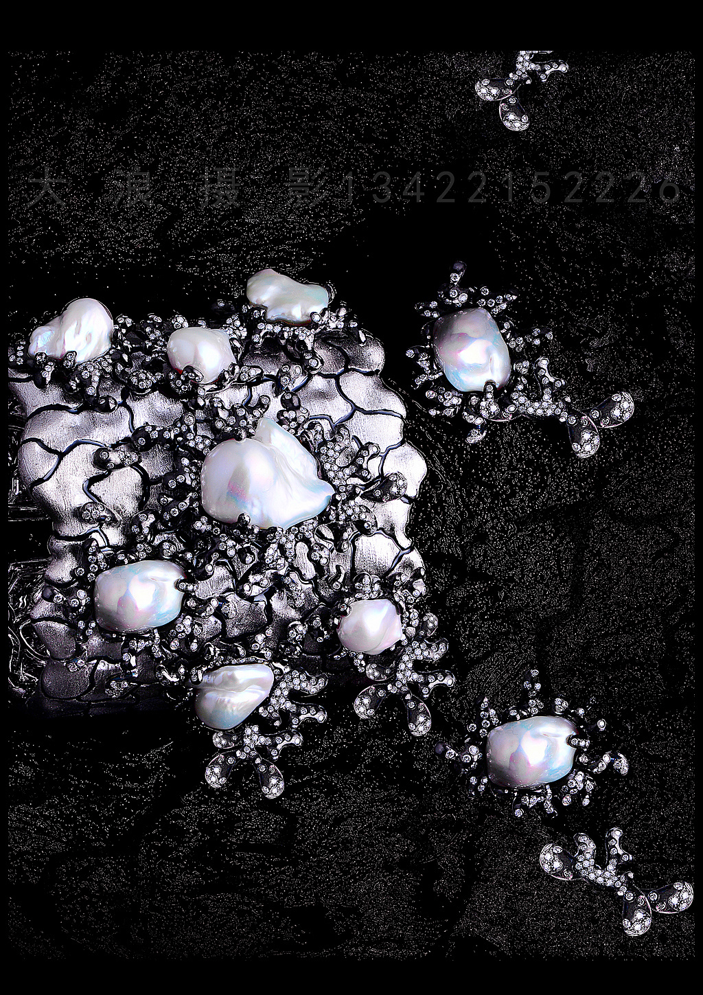 珠宝摄影广告设计珍珠广告摄影