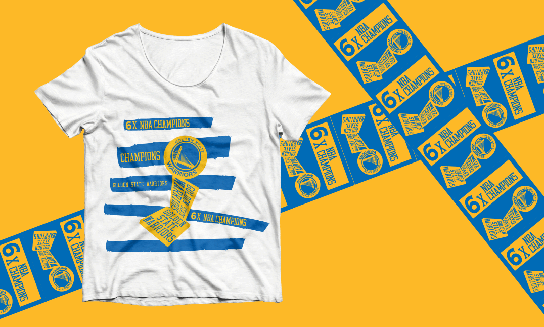 NBA 冠军展衍生品设计——勇士队 & 马刺队