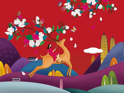 茶包装 插图（个人主页-ZMzE2OTM5MDg=） - 商业插画 - 站酷设计师一滴墨工作室原创素材 - 站酷ZCOOL