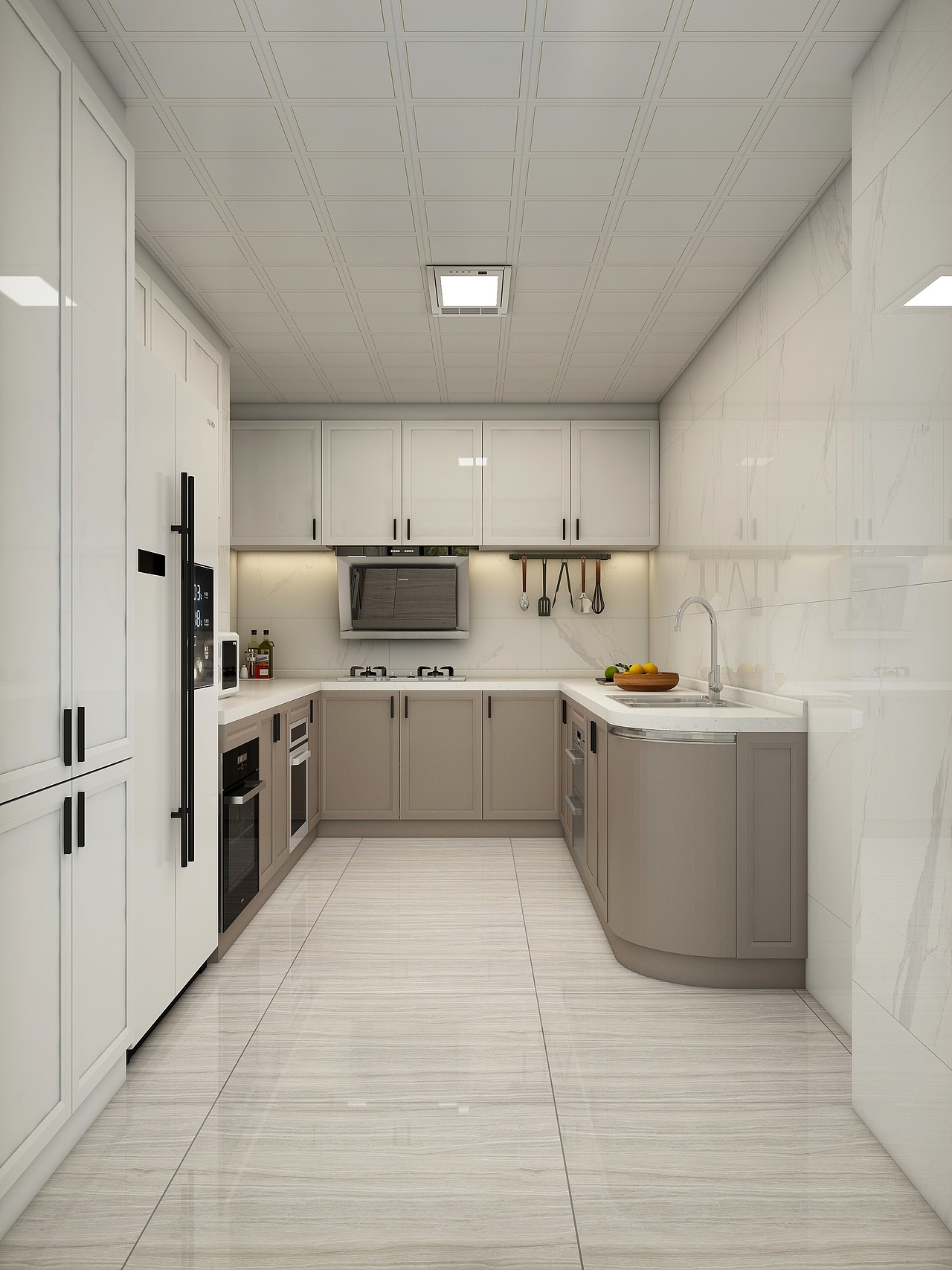 105㎡复式轻奢别墅设计（图ZMjUxNzIzOTE2） - 家装设计 - 站酷设计师LM设计李立猛原创素材 - 站酷ZCOOL