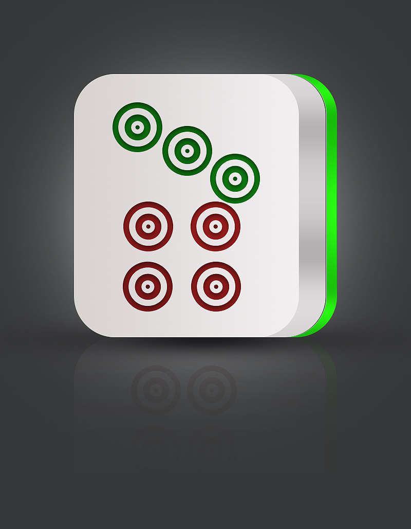 UI图标练习-麻将（图ZNzEyMjA3NzY=） - 图标 - 站酷设计师QH那年匆匆原创素材 - 站酷ZCOOL