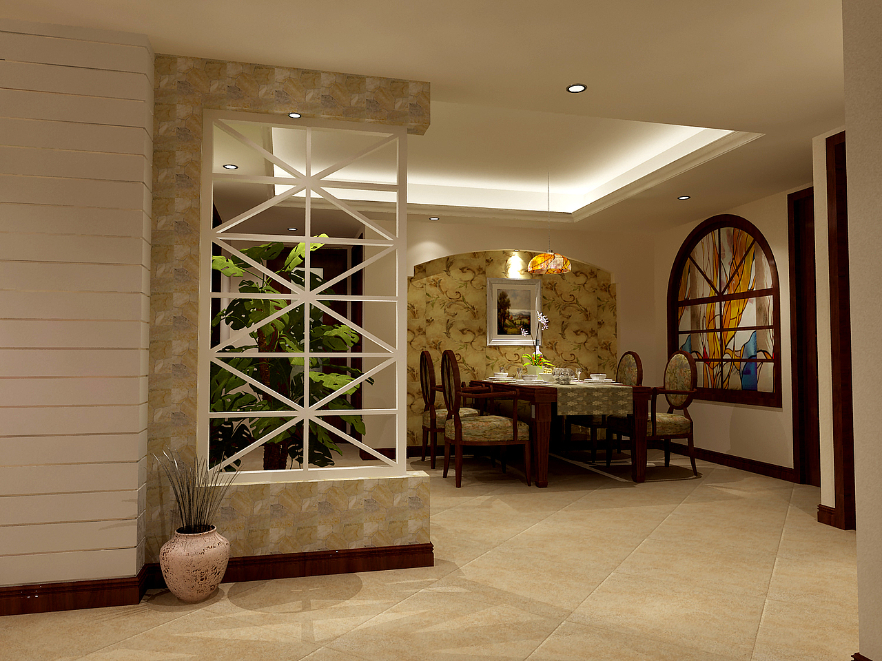 美式三居室装修案例效果,你惊呆了吗?