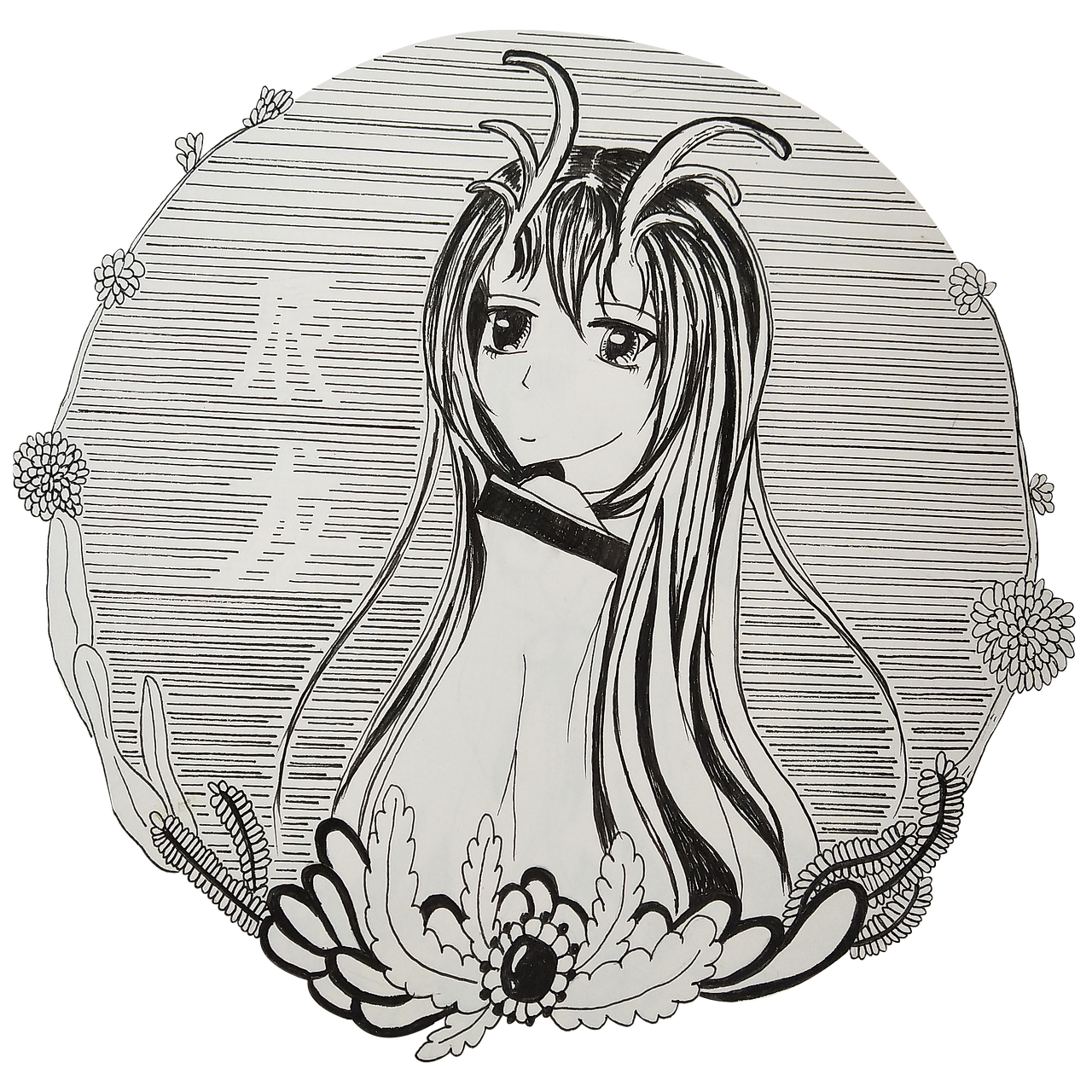 生肖女孩（图ZMTQ5NzU1MDQ4） - 商业插画 - 站酷设计师山村小花原创素材 - 站酷ZCOOL