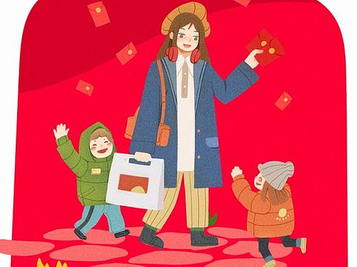 天逸汽车春节&元宵节清新海报