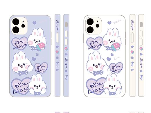 手机壳兔子熊可爱