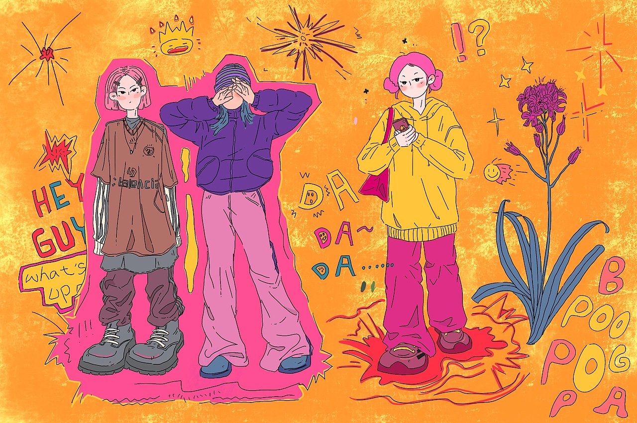 🐡画画周结（图ZMzI3MTY2MzAw） - 艺术插画 - 站酷设计师香菜ccodk原创素材 - 站酷ZCOOL