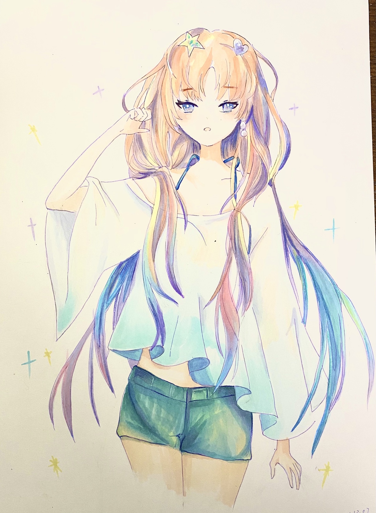 马克笔动漫人物