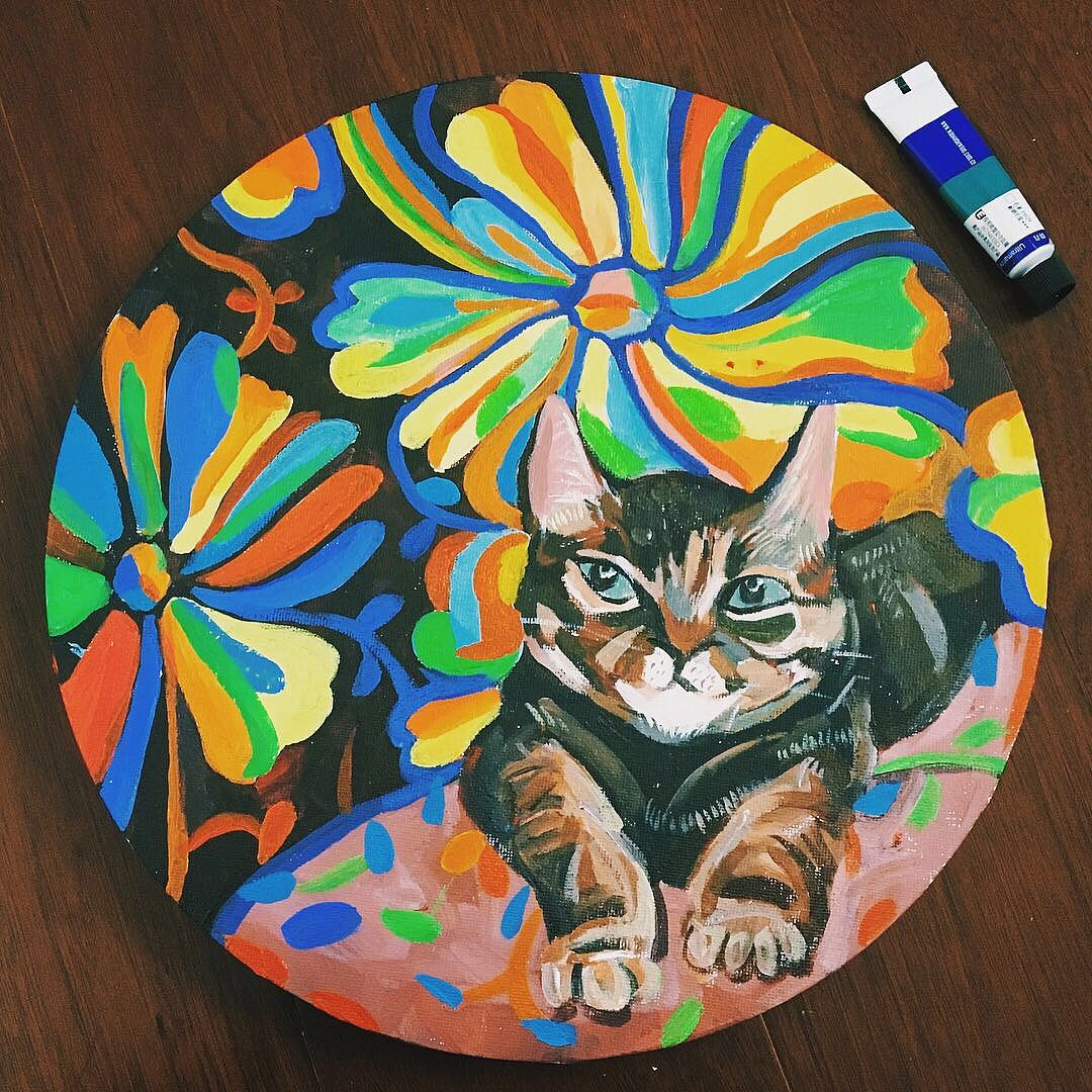 畫小貓（圖ZOTA0MTcyMDA=） - 繪畫 - 站酷設(shè)計(jì)師肥貓燉田七原創(chuàng)素材 - 站酷ZCOOL