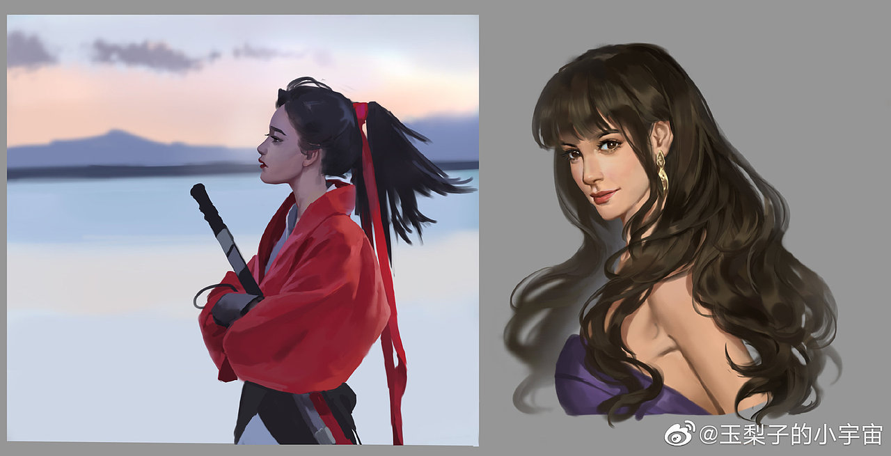 色彩速途练习（图ZMjczNzU5OTE2） - 游戏原画 - 站酷设计师玉梨子Art原创素材 - 站酷ZCOOL