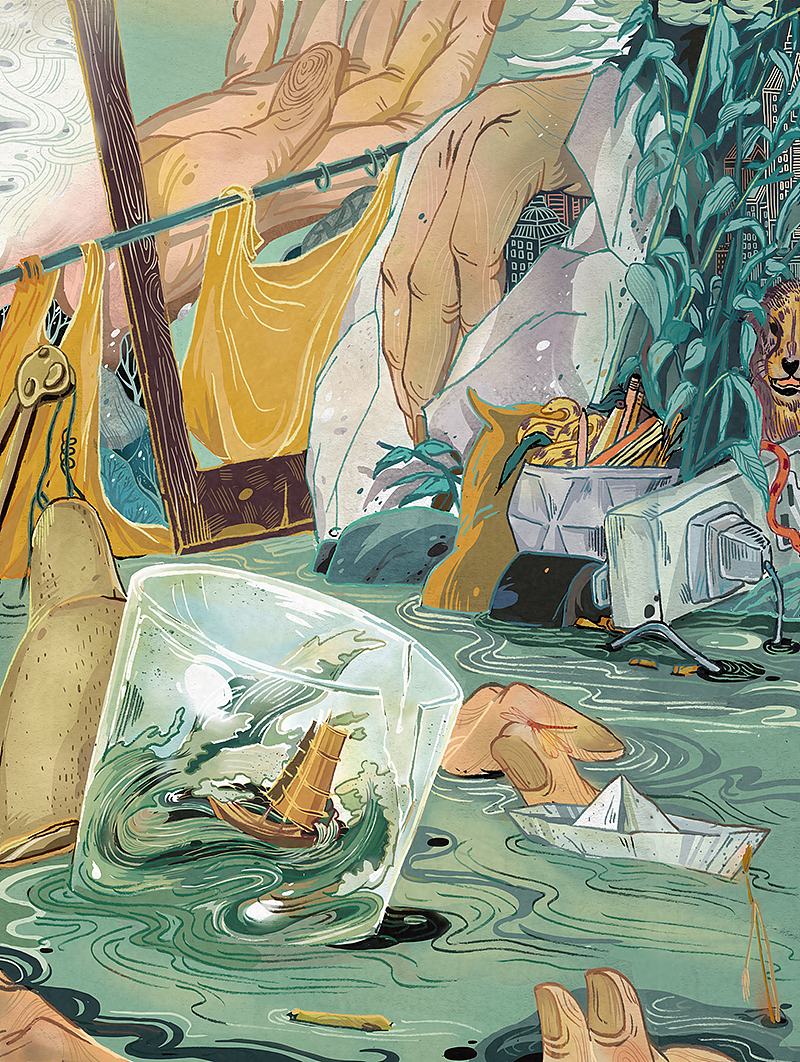 2018/6-12月商业插画（图ZMTM3NTU4Njg0） - 商业插画 - 站酷设计师二三汪原创素材 - 站酷ZCOOL