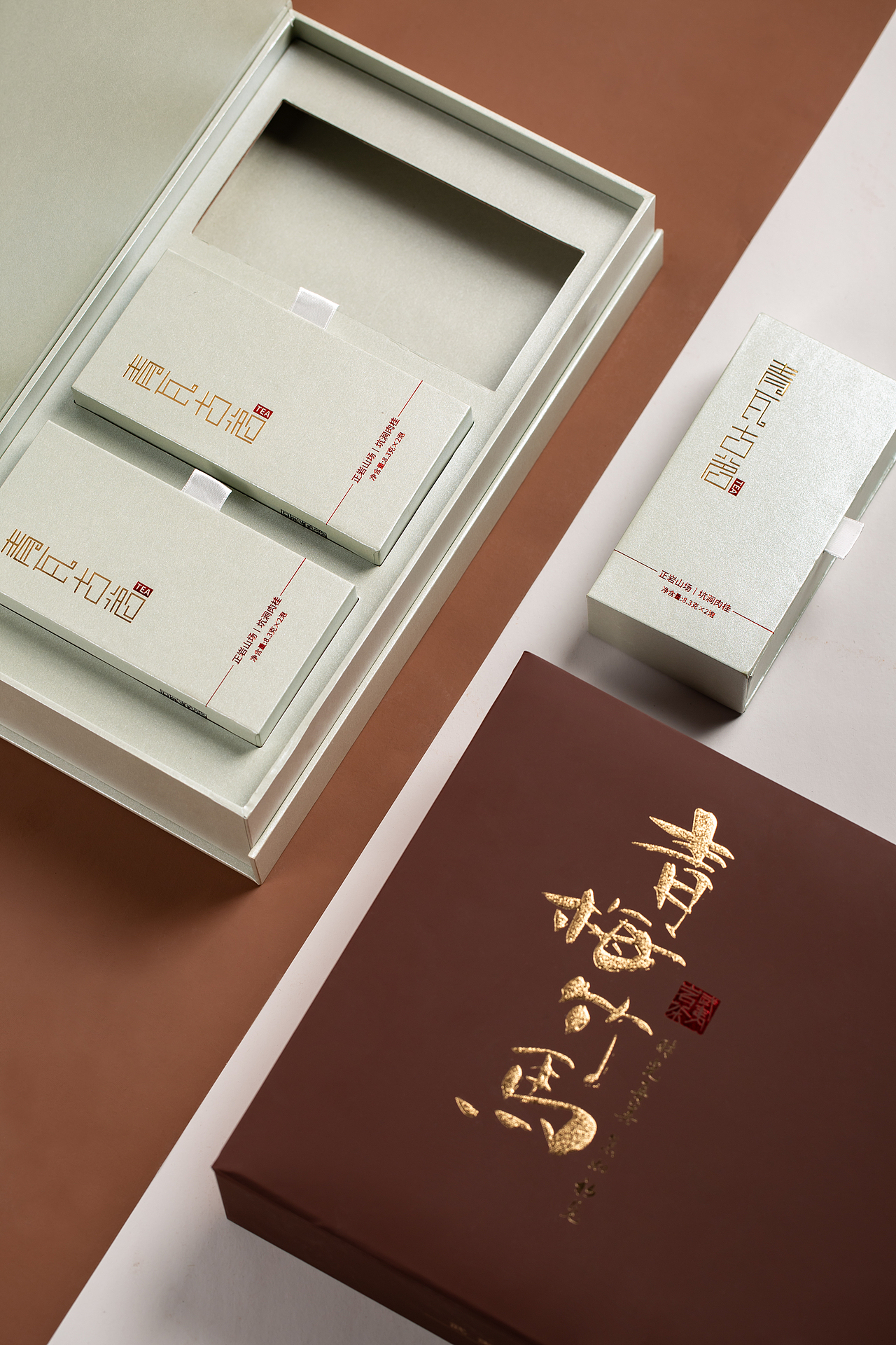 （青瓦古茗）logo加两个配套茶礼盒设计（图ZMjI3OTI4OTQw） - 包装 - 站酷设计师品初原创素材 - 站酷ZCOOL