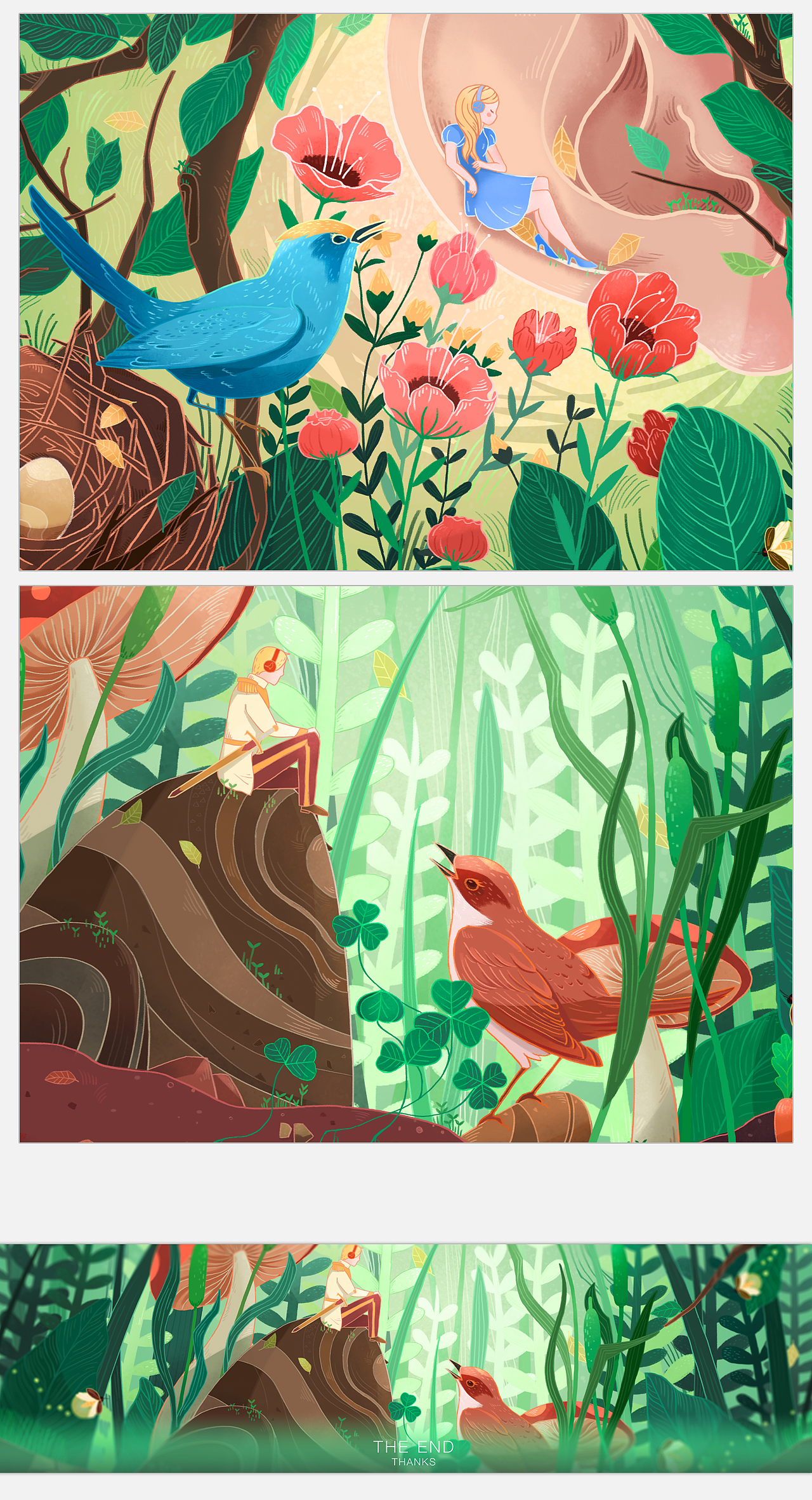 来自北欧童话里的声音(公主与王子篇)|插画|商业插画|南山阿木木