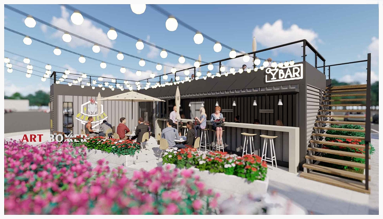 沃尔玛沉浸式集装箱购物公园I集装箱商业街I 集装客