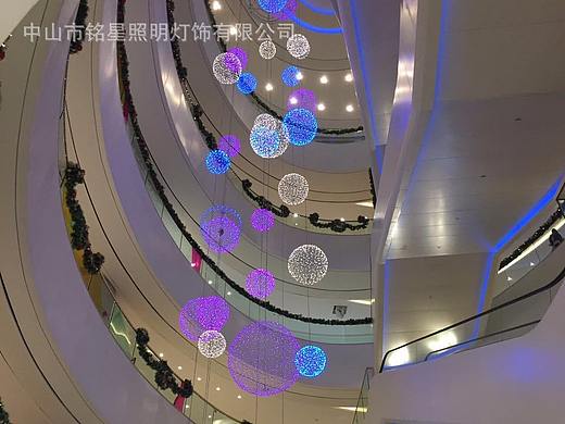 大型连廊吊顶吊饰    铭星灯饰工厂   专业定制