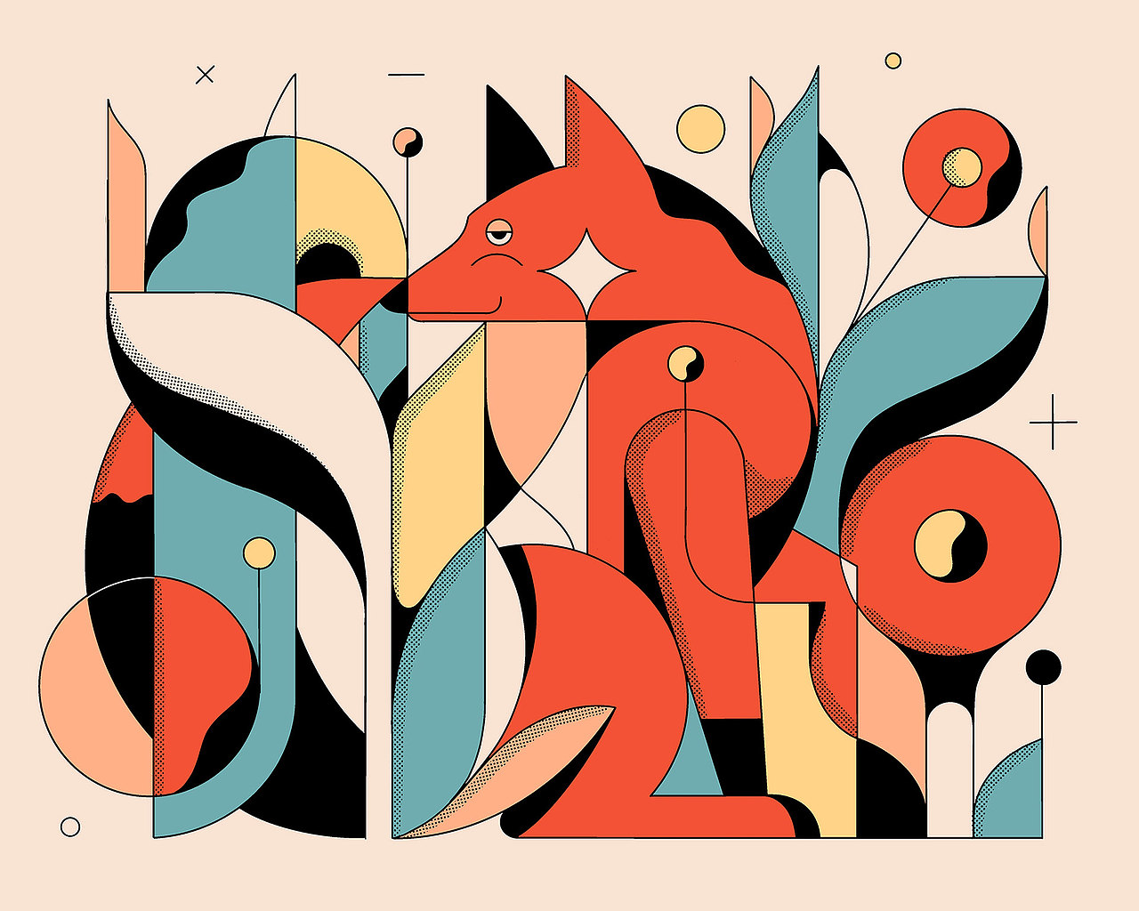 借鉴的插画作品