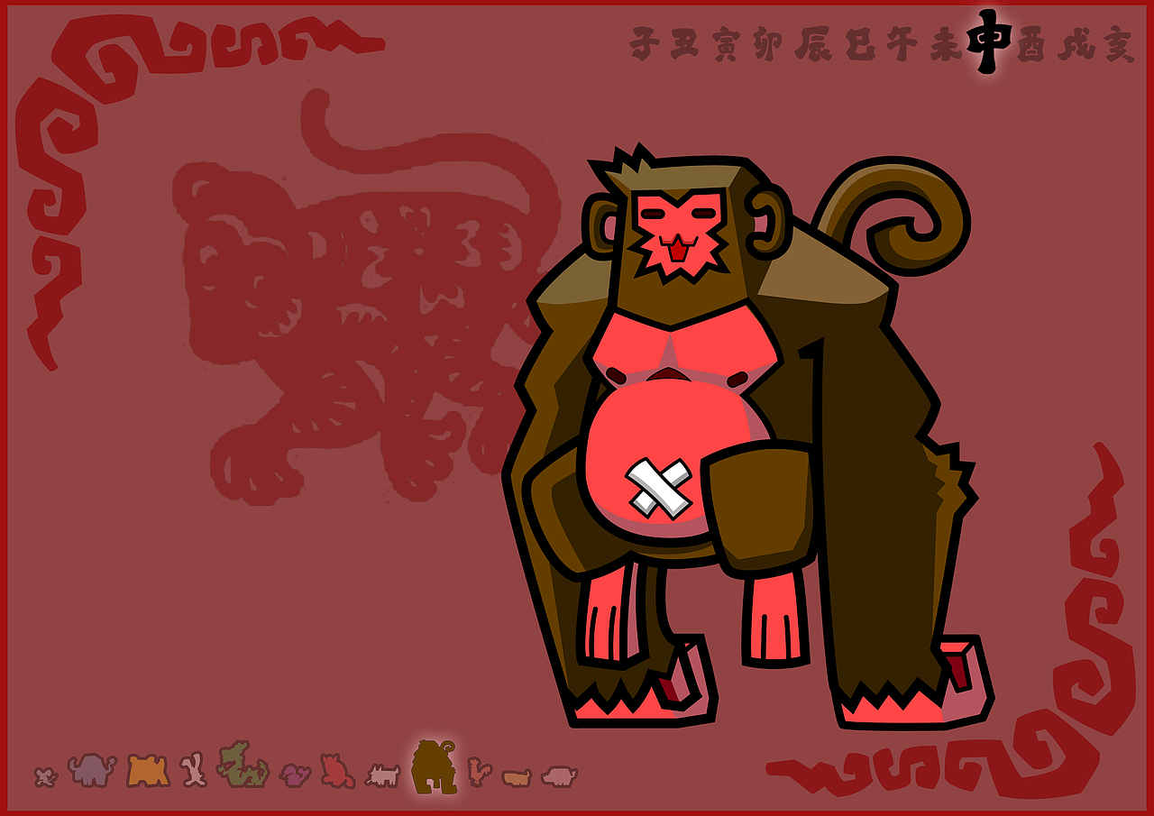 十二生肖（图ZNDU4NzgyMA==） - 新锐潮流插画 - 站酷设计师kenpws原创素材 - 站酷ZCOOL