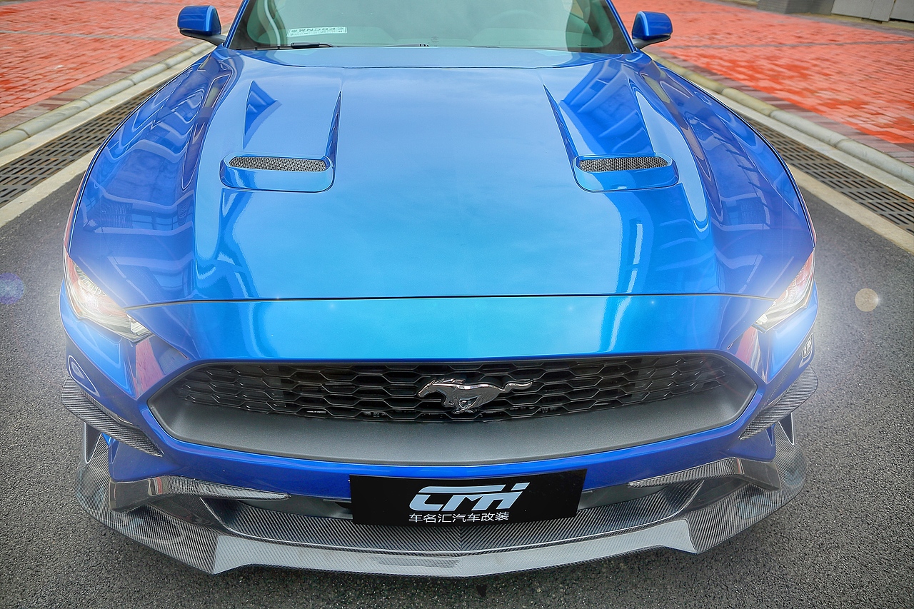 18全新福特野马 改装原创 前唇 侧裙 后唇 尾翼 设计款