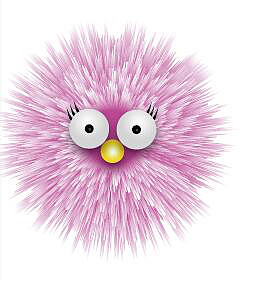 今天练习的毛毛球