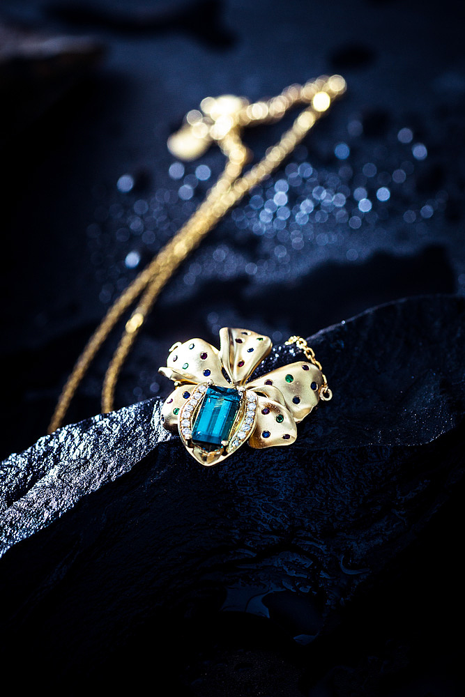 珠宝摄影 遥远的蓝